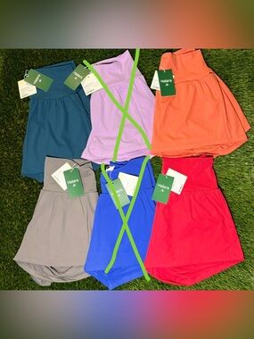 NWT Halara SoftlyZero™ Airy Super High Waisted Yoga Shorts Size Medium Bundle